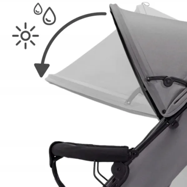 Детская коляска KinderKraft Tik 5902533922833/ Серый photo 3