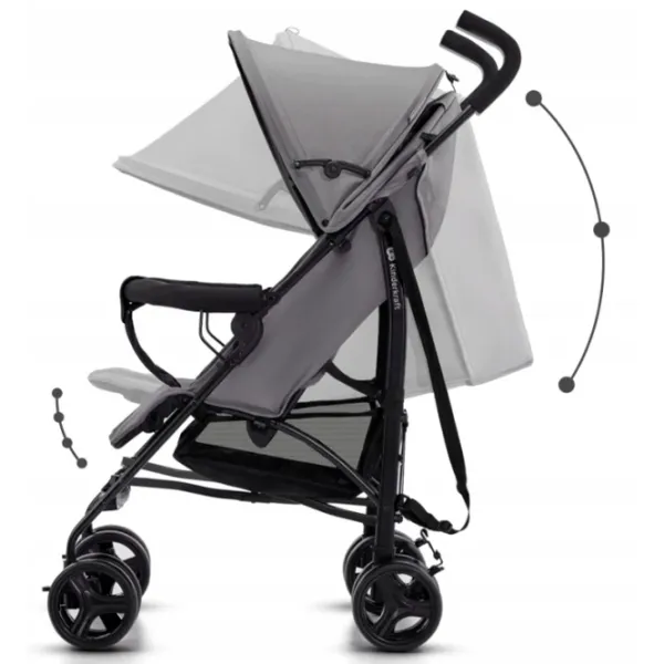Детская коляска KinderKraft Tik 5902533922833/ Серый photo 4