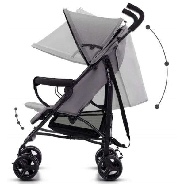 Детская коляска KinderKraft Tik 5902533922833/ Серый photo 4