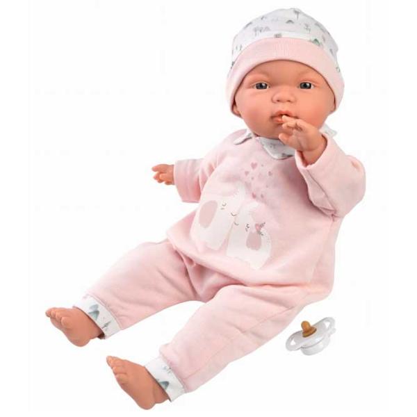 Păpușă Llorens Joelle Elefante Rosa 13848 bebeluș/ 3+ photo 2