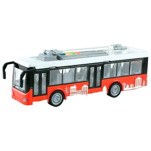 Troleibuz Noriel Cool Machines INT4029 Red photo 1