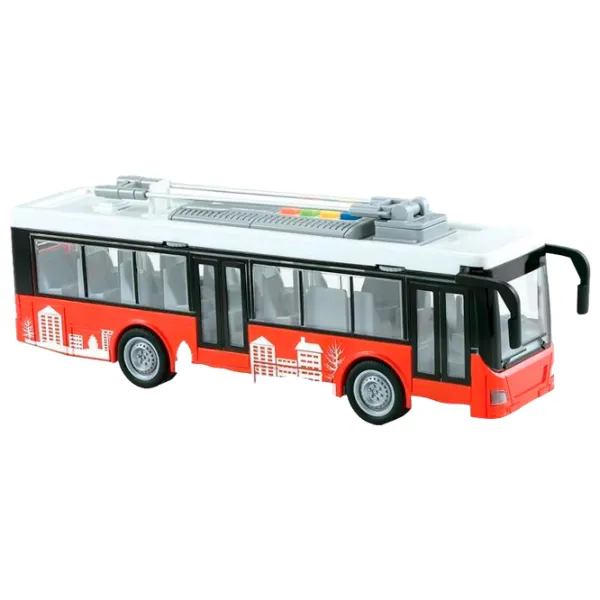 Troleibuz Noriel Cool Machines INT4029 Red photo 2