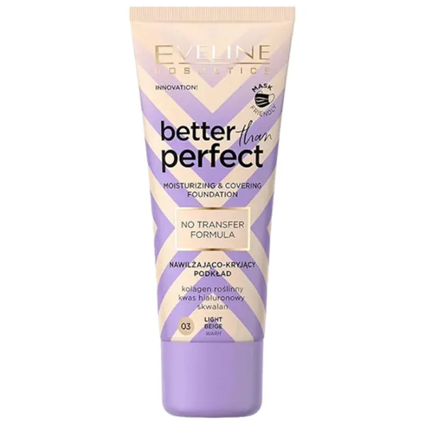 Тональный крем Eveline Cosmetics Foundation EV Better Than Perfect 30 мл/ Light Beige photo 1 Тональный крем Eveline Cosmetics Foundation EV Better Than Perfect 30 мл/ Light Beige photo 1