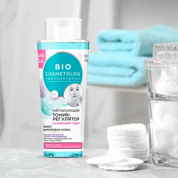 Tonic pentru față Bio Cosmetolog Professional Tonic-regulator matifiant 260 ml photo 2