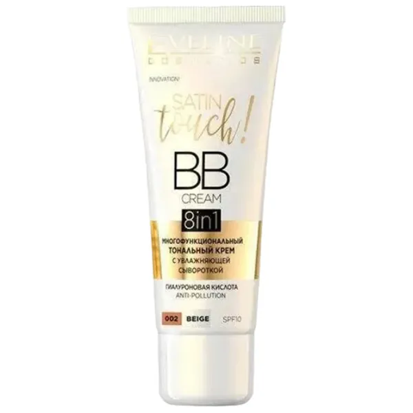 Тональный крем Eveline Cosmetics EV Satin Touch BB 8в1 30 мл/ Бежевый photo 1