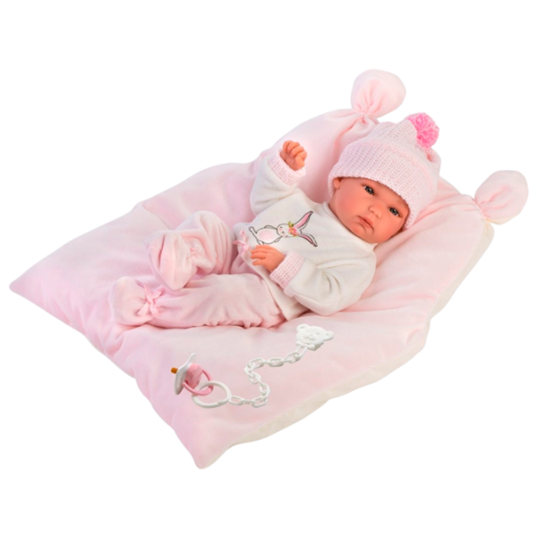 Кукла Llorens Bimba Con Cojin Rosa 63556 малыш/ 3+ photo 1
