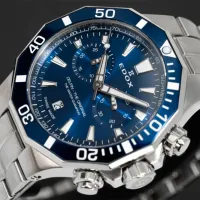 Ceas de mână pentru bărbați Edox 10112 3BUM BUIN Cuarț/ 43 mm photo 4