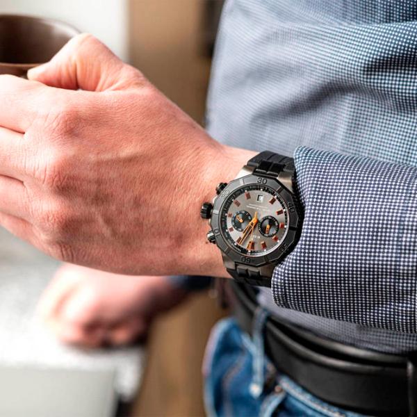 Наручные часы для мужчин Edox 10113 37GNCA GNO Кварцевый/ 43 мм photo 3