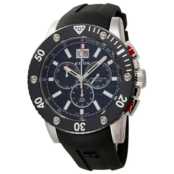 Наручные часы для мужчин Edox 10012 3N NIN Кварцевый/ 45 мм photo 1
