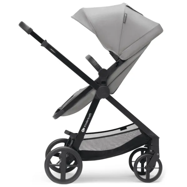Cărucior pentru copil KinderKraft Newly 3in1 Mink Pro KSNEWL00GRY300I/ Gray photo 4