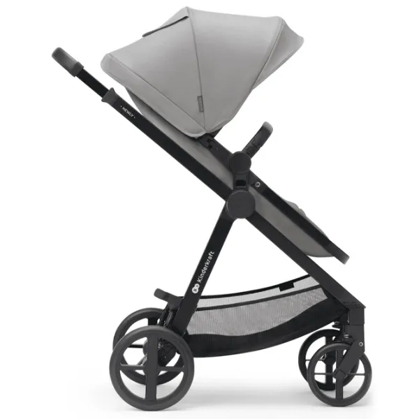 Cărucior pentru copil KinderKraft Newly 3in1 Mink Pro KSNEWL00GRY300I/ Gray photo 5