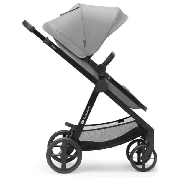Cărucior pentru copil KinderKraft Newly 3in1 Mink Pro KSNEWL00GRY300I/ Gray photo 5