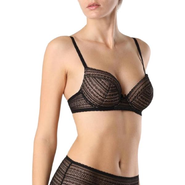 Sutien pentru femei Conte RB2085 75A/ Black/ Push-up photo 1