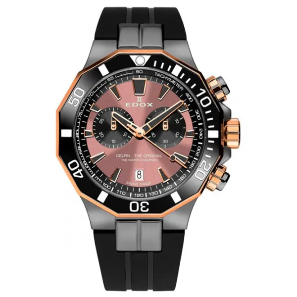Ceas de mână pentru bărbați Edox 10112 357GRNCA BRNR Cuarț/ 43 mm photo 1 Ceas de mână pentru bărbați Edox 10112 357GRNCA BRNR Cuarț/ 43 mm photo 1