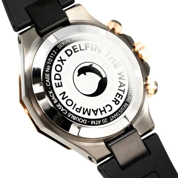 Ceas de mână pentru bărbați Edox 10112 357GRNCA BRNR Cuarț/ 43 mm photo 5 Ceas de mână pentru bărbați Edox 10112 357GRNCA BRNR Cuarț/ 43 mm photo 5
