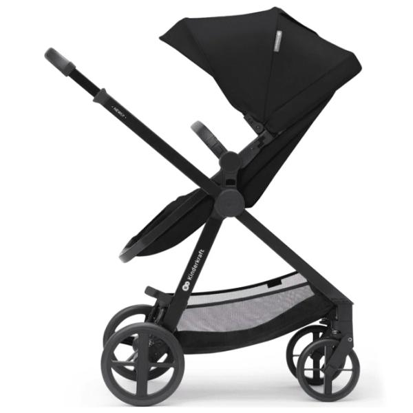 Cărucior pentru copil KinderKraft Newly 4in1 Mink Pro KSNEWL00BLK400I/ Black photo 4