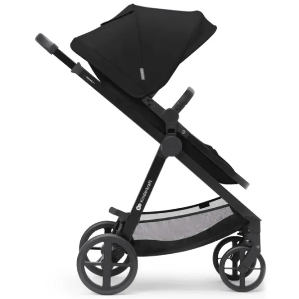 Cărucior pentru copil KinderKraft Newly 4in1 Mink Pro KSNEWL00BLK400I/ Black photo 5