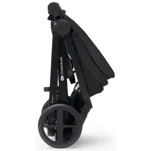 Cărucior pentru copil KinderKraft Newly 4in1 Mink Pro KSNEWL00BLK400I/ Black photo 6