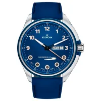 Наручные часы для мужчин Edox 84301 3BUCBU BUBEB Кварцевый/ 43 мм