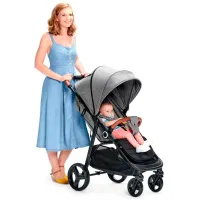 Детская коляска KinderKraft Grande Plus KSGRAN00GRY0000/ Серый photo 5