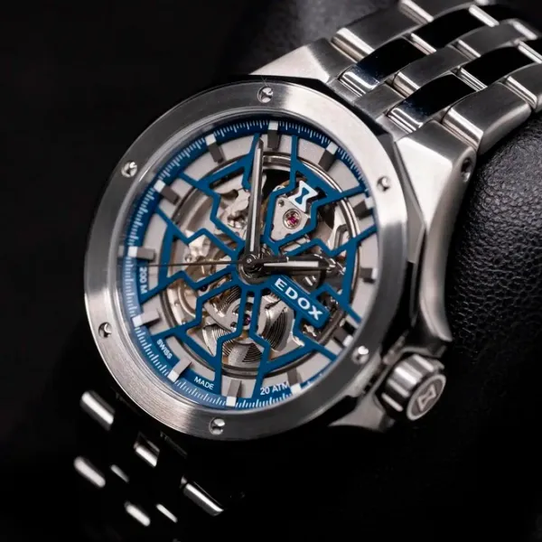Наручные часы для мужчин Edox 85303 3M BUIGB Механический/ 43 мм photo 5