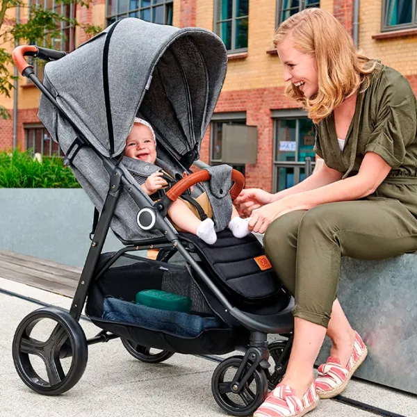 Детская коляска KinderKraft Grande Plus KSGRAN00PNK0000/ Розовый photo 6