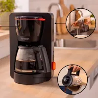 Cafetieră Bosch TKA3M133 1.4 l/ Black photo 5