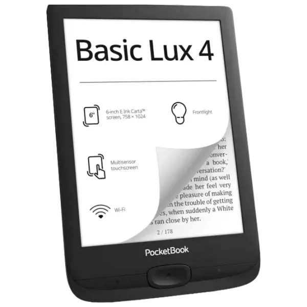 Электронная книга Pocketbook 618 Basic Lux 4 6"/ E-Ink Carta/ 8 ГБ/ Черный photo 2