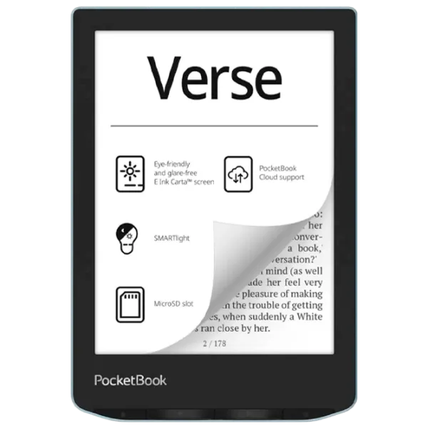 Электронная книга Pocketbook 629 Verse 6"/ E-Ink Carta/ 8 ГБ/ Синий photo 1 Электронная книга Pocketbook 629 Verse 6"/ E-Ink Carta/ 8 ГБ/ Синий photo 1