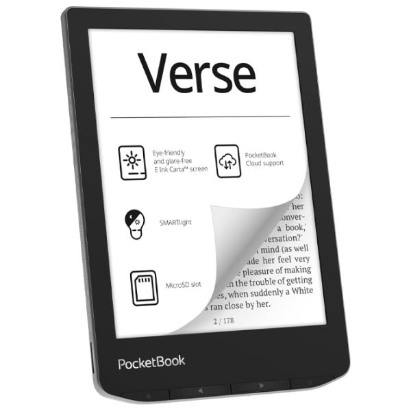 Электронная книга Pocketbook 629 Verse 6"/ E-Ink Carta/ 8 ГБ/ Grey photo 2 Электронная книга Pocketbook 629 Verse 6"/ E-Ink Carta/ 8 ГБ/ Grey photo 2