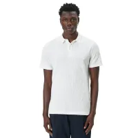 Tricou polo pentru bărbați Koton BSC White