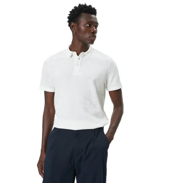 Tricou polo pentru bărbați Koton BSC White photo 2 Tricou polo pentru bărbați Koton BSC White photo 2