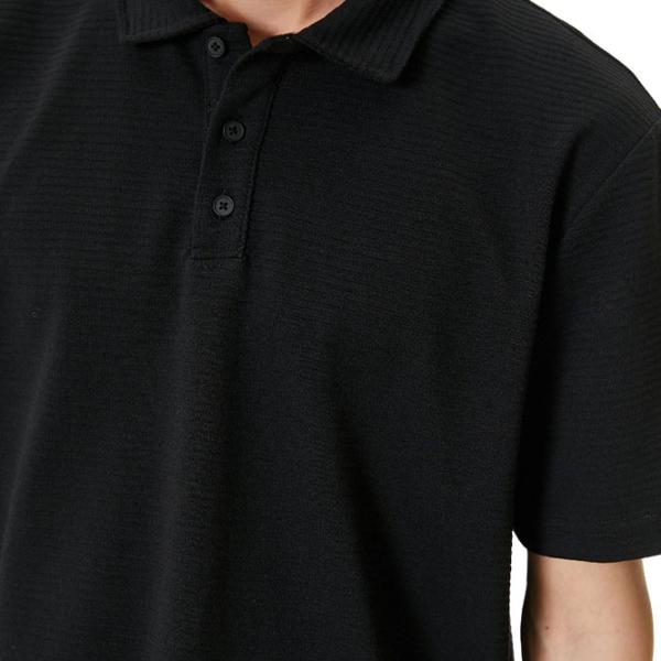 Tricou polo pentru bărbați Koton BCS Black photo 5