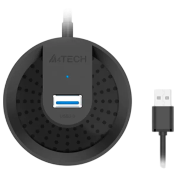 Adaptor Hub A4Tech HUB-30 USB Type-A/ Black photo 1