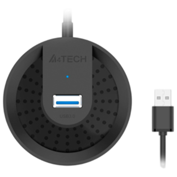Adaptor Hub A4Tech HUB-30 USB Type-A/ Black photo 1