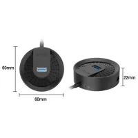 Адаптер Hub A4Tech HUB-30 USB Type-A/ Черный photo 5