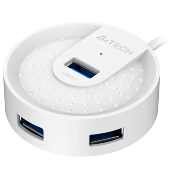 Адаптер Hub A4Tech HUB-30 USB Type-A/ Белый photo 2