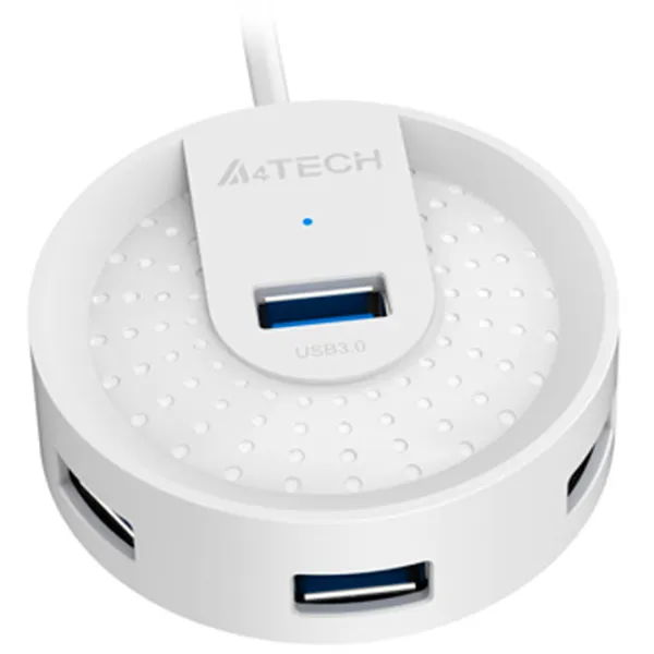 Адаптер Hub A4Tech HUB-30 USB Type-A/ Белый photo 4