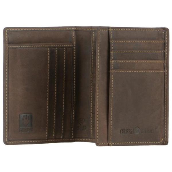 Portmoneu pentru bărbați Green Burry Vintage Piele artificială/ Brown photo 2 Portmoneu pentru bărbați Green Burry Vintage Piele artificială/ Brown photo 2