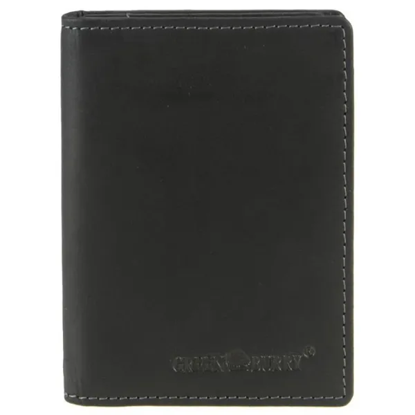 Кошелек для мужчин Green Burry Vintage Натуральная кожа/ Черный photo 1