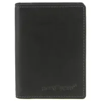 Кошелек для мужчин Green Burry Vintage Натуральная кожа/ Черный