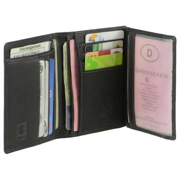 Кошелек для мужчин Green Burry Vintage Натуральная кожа/ Черный photo 3