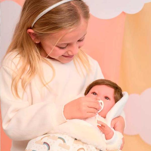 Păpușă Llorens Mimi Llorona Saquito 74110 bebeluș/ 3+ photo 4