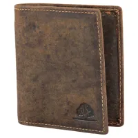 Кошелек для мужчин Green Burry Vintage Натуральная кожа/ Коричневый