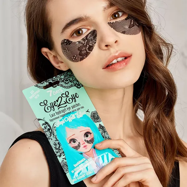 Патчи для глаз 7DAYS Eye2Eye Кружевные патчи для глаз Против черных кругов/ 2 photo 2