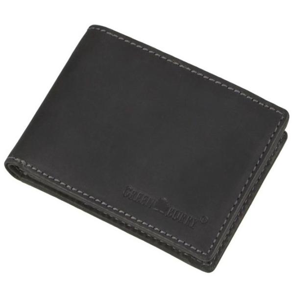 Portmoneu pentru bărbați Green Burry Mini 1799-BL-20 Piele naturală/ Black photo 2