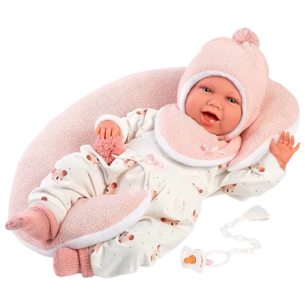 Păpușă Llorens Mimi Sonrisas Cojín Luna 74104 bebeluș/ 3+ photo 1