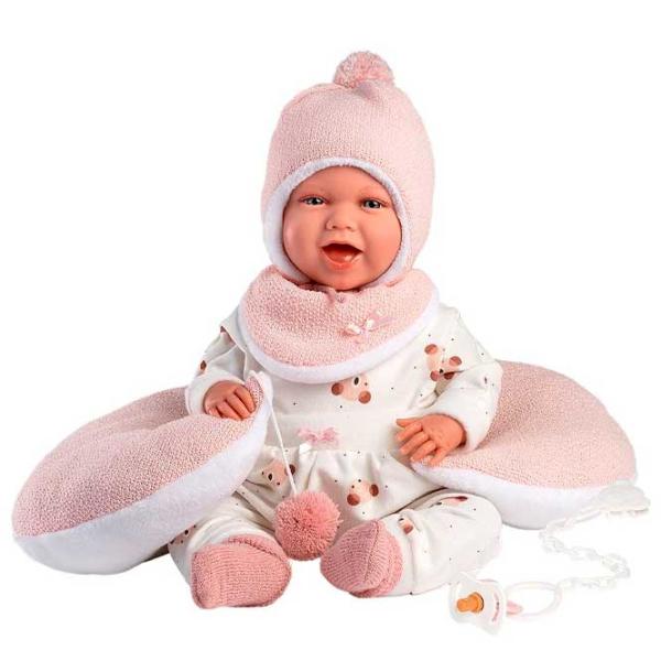 Păpușă Llorens Mimi Sonrisas Cojín Luna 74104 bebeluș/ 3+ photo 2