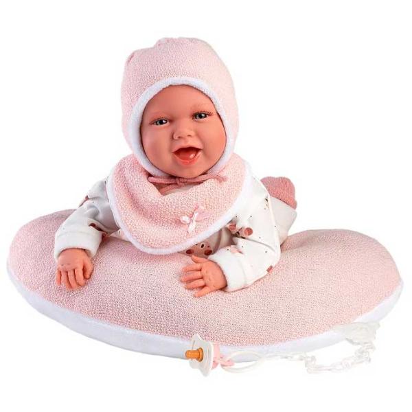 Păpușă Llorens Mimi Sonrisas Cojín Luna 74104 bebeluș/ 3+ photo 3