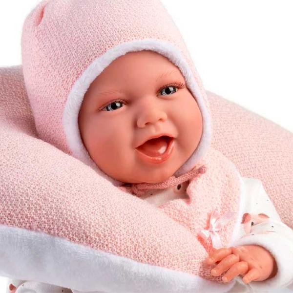 Păpușă Llorens Mimi Sonrisas Cojín Luna 74104 bebeluș/ 3+ photo 4